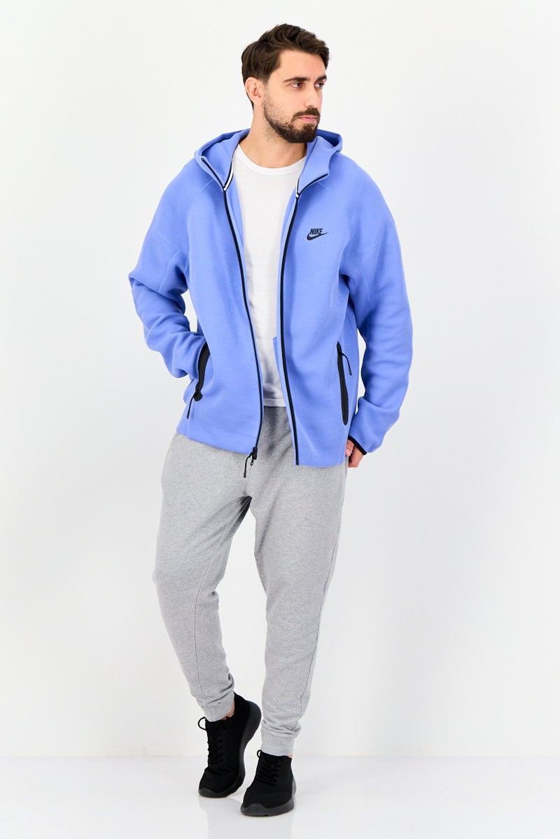 Nike Men Sportswear Fit Long Sleeve Outdoor Hoodie, Blue - Image 4